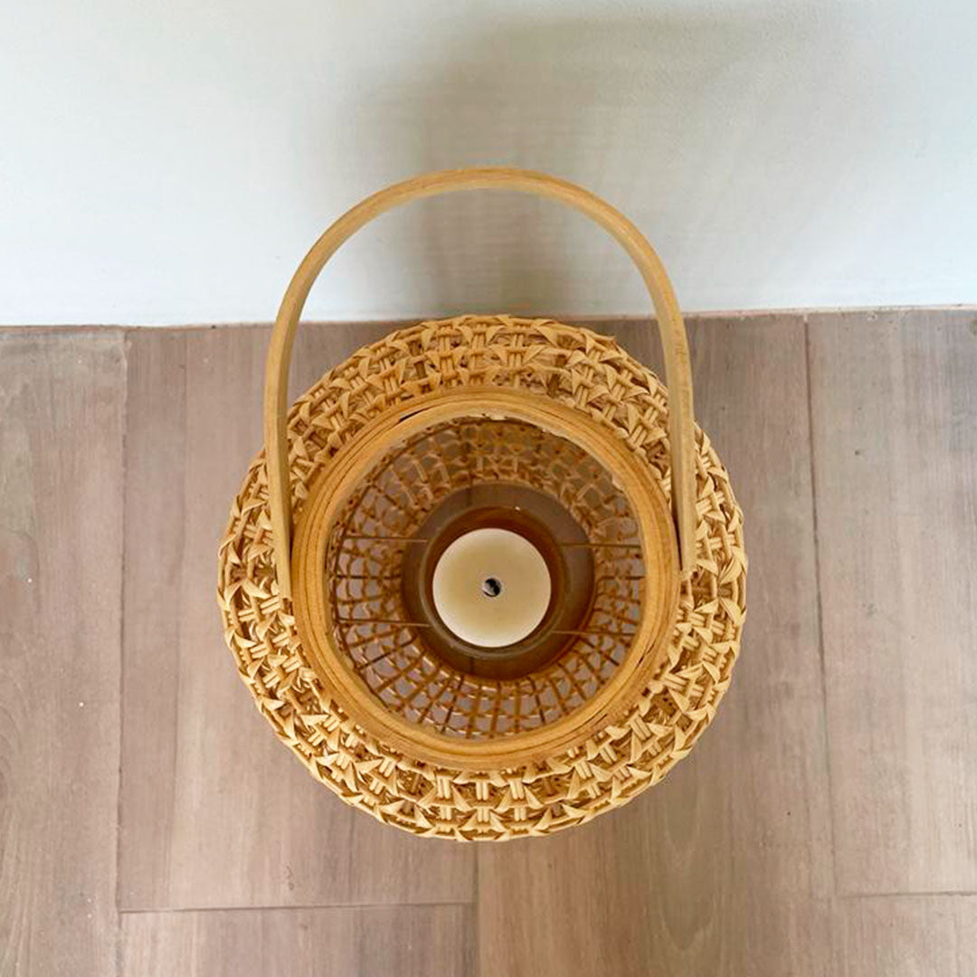 Rattan Lantern- 41 cm