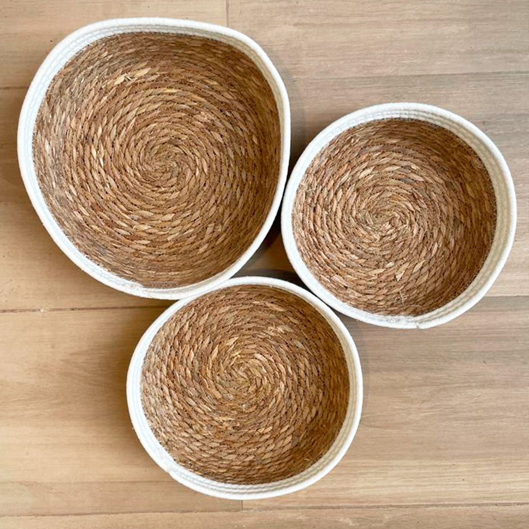 3 pack Natural Baskets