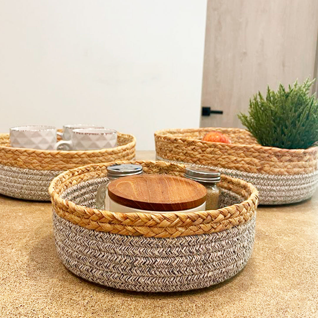 3 pack Cotton Baskets