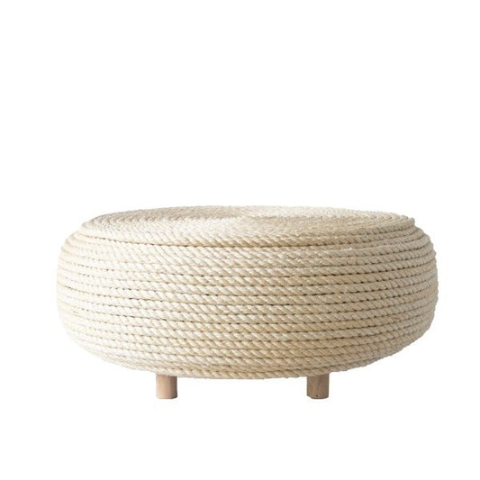 Boho Pouf & Coffee Table