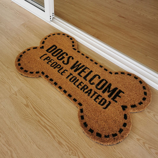 Dogs Welcome Doormat