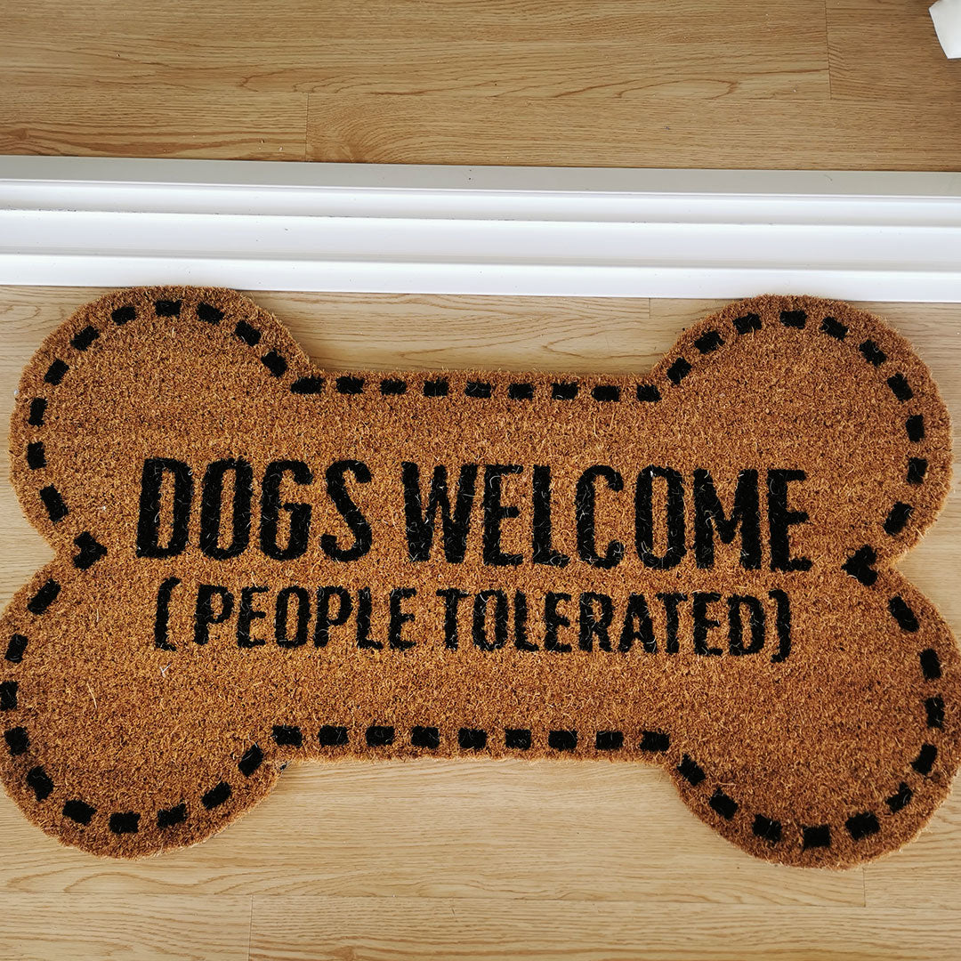 Dogs Welcome Doormat