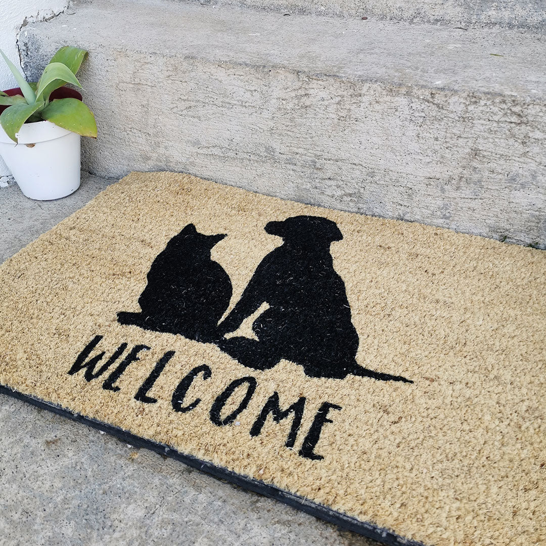 Pets Welcome Doormat