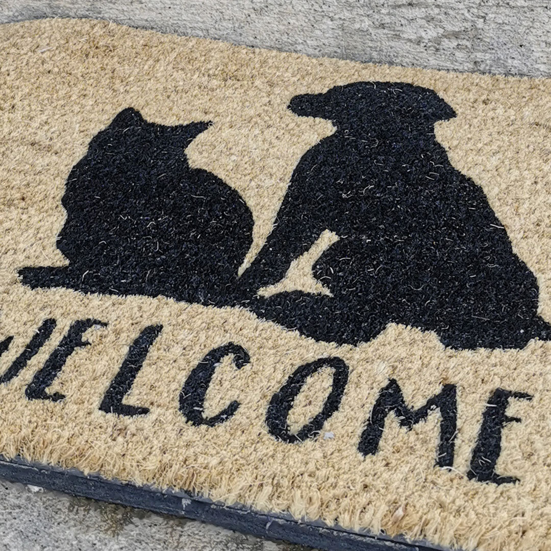 Pets Welcome Doormat