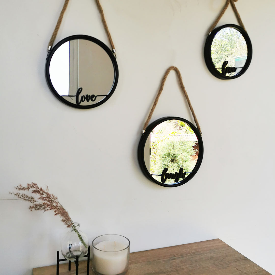 Live Laugh Love Mirrors Set