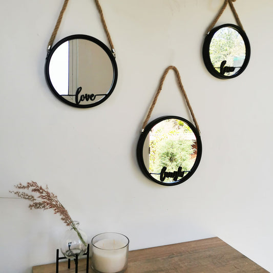 Live Laugh Love Mirrors Set