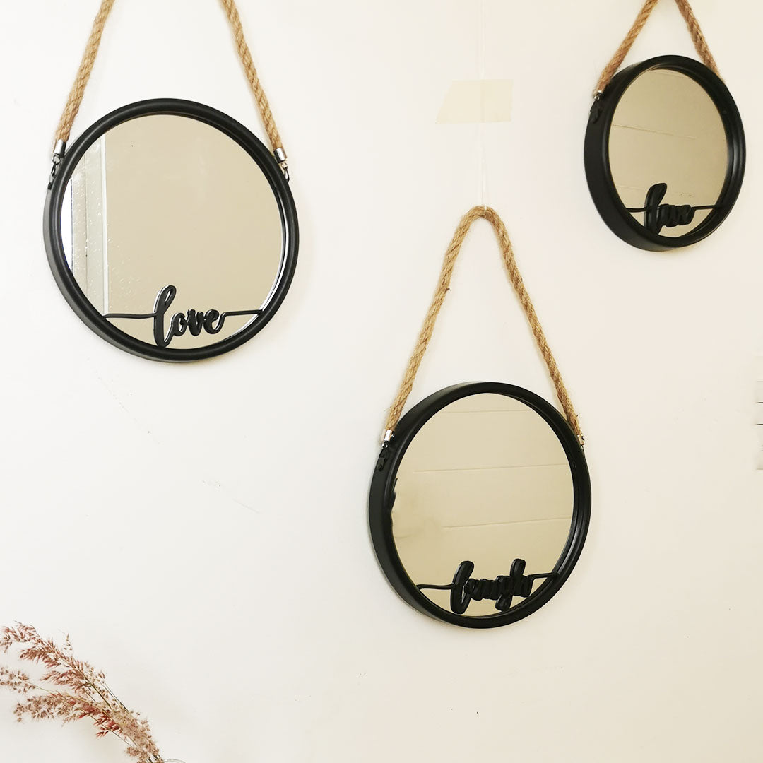 Live Laugh Love Mirrors Set